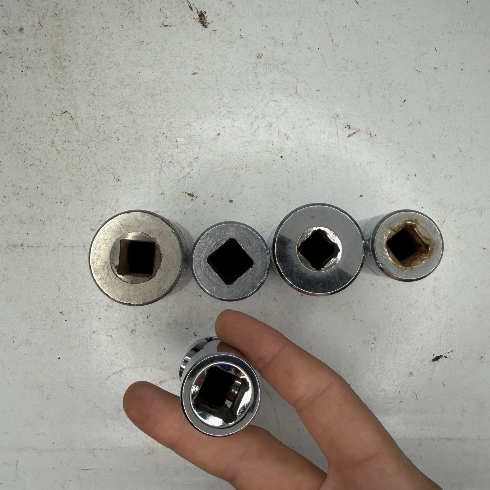 Proto USA Socket & Adapter Lot 5 Pc 5470A 5434H 5428 5028 5020