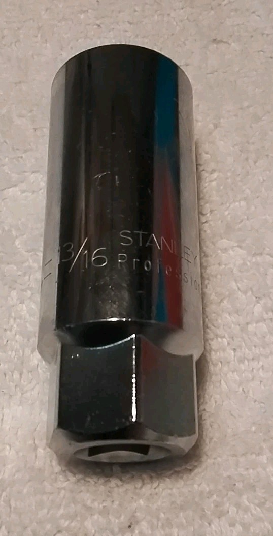86-381 STANLEY «PROFESSIONAL » 3/8″ DRIVE 13/16″ SPARK PLUG SOCKET USA 🇺🇸