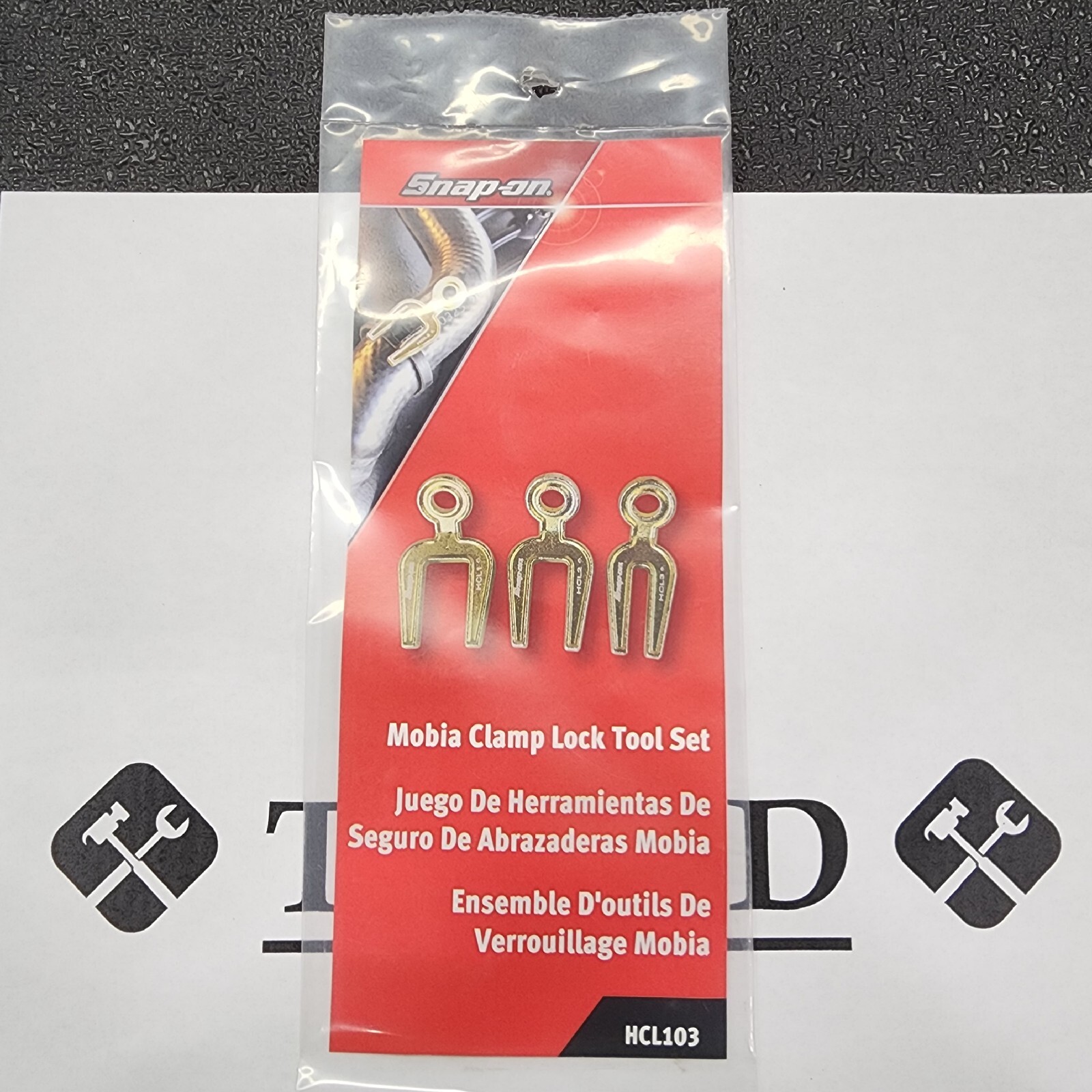 Snap-on Tools USA NEW 3-Piece Spring Hose Clamp Lock Set HCL103