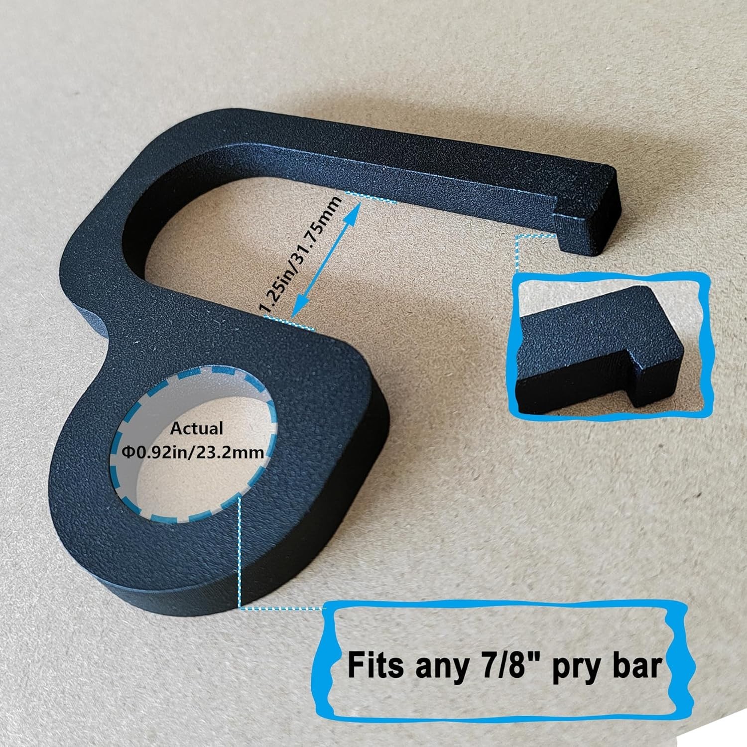 2 Pack Lower Control Arm Prying Tool Suspension Bushing Removal Tool Fits 7/8 Pr