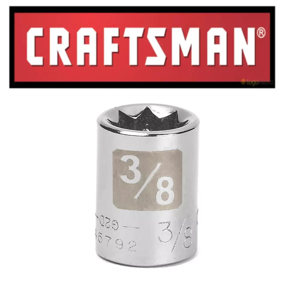 Craftsman Easy Read – 3/8″ or 1/2″ Drive SAE Star 8-Point Socket – STD New
