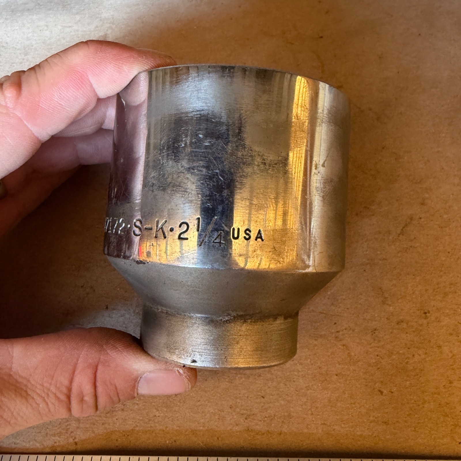 S-K SK Tools 2-1/4″ SHALLOW CHROME SOCKET 3/4″ DRIVE 12 pt 47172