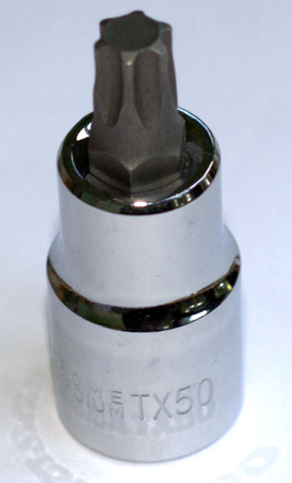 T50 Torx Socket Star Bit 1/2″drive 1pc Single Chrome Vanadium Steel TX50 New