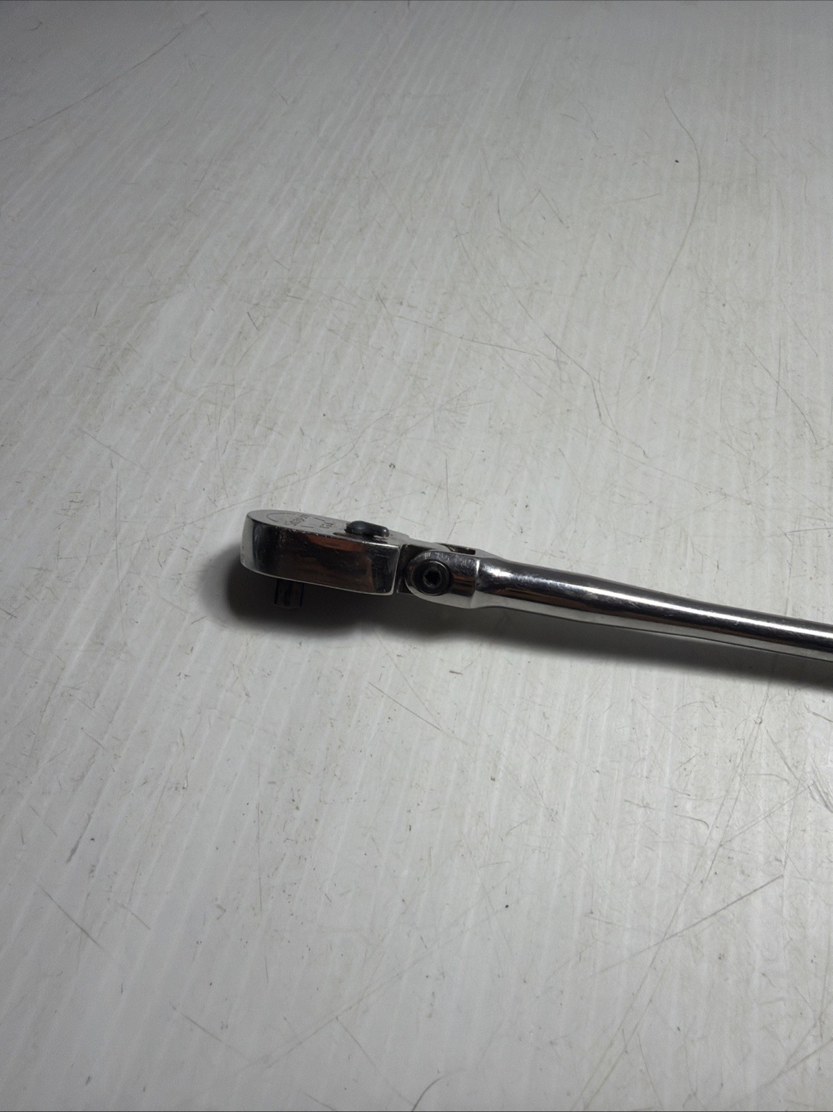 Snap On 1/4″ Drive 10.5″ Long Chrome Fine Tooth Flex Head Ratchet TLLF72