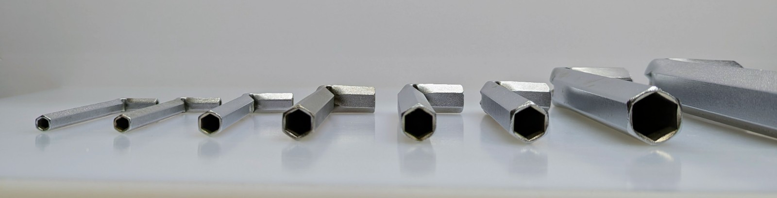 8 FACOM & ETERNUM L-Shape Hex Wrenches Sizes: 5, 5.5, 8, 11, 12, 13, 19, & 23mm