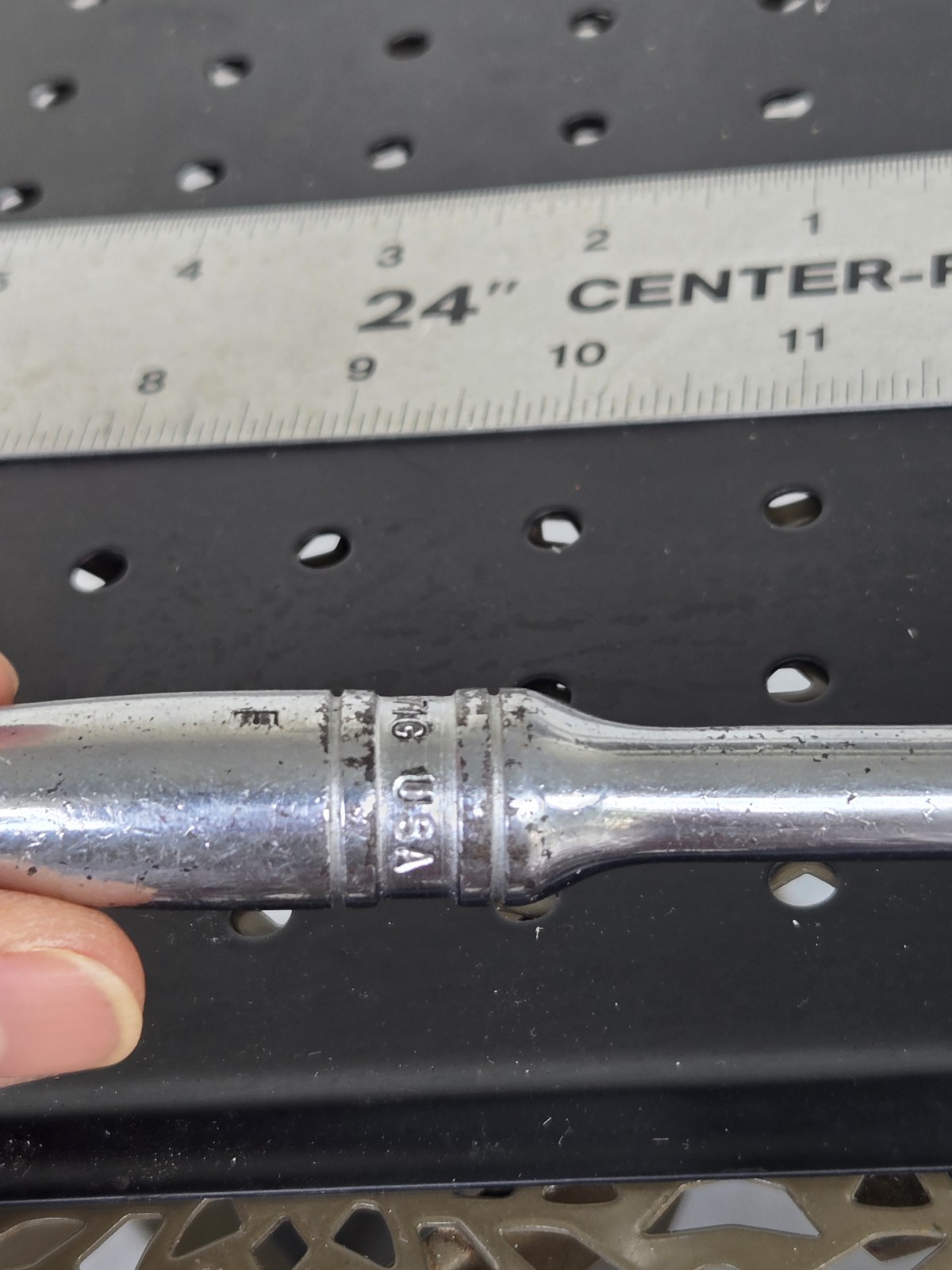Snap On Tools Vintage F71G Ferret 3/8” Drive Standard Ratchet USA