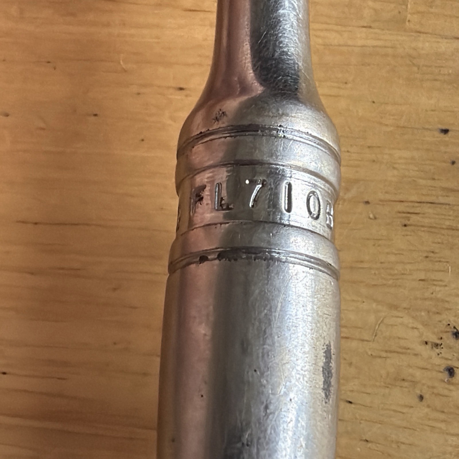 Snap On Tools 10″ Long Ratchet 3/8″ Drive Long Handle FL710B Vtg Made in USA