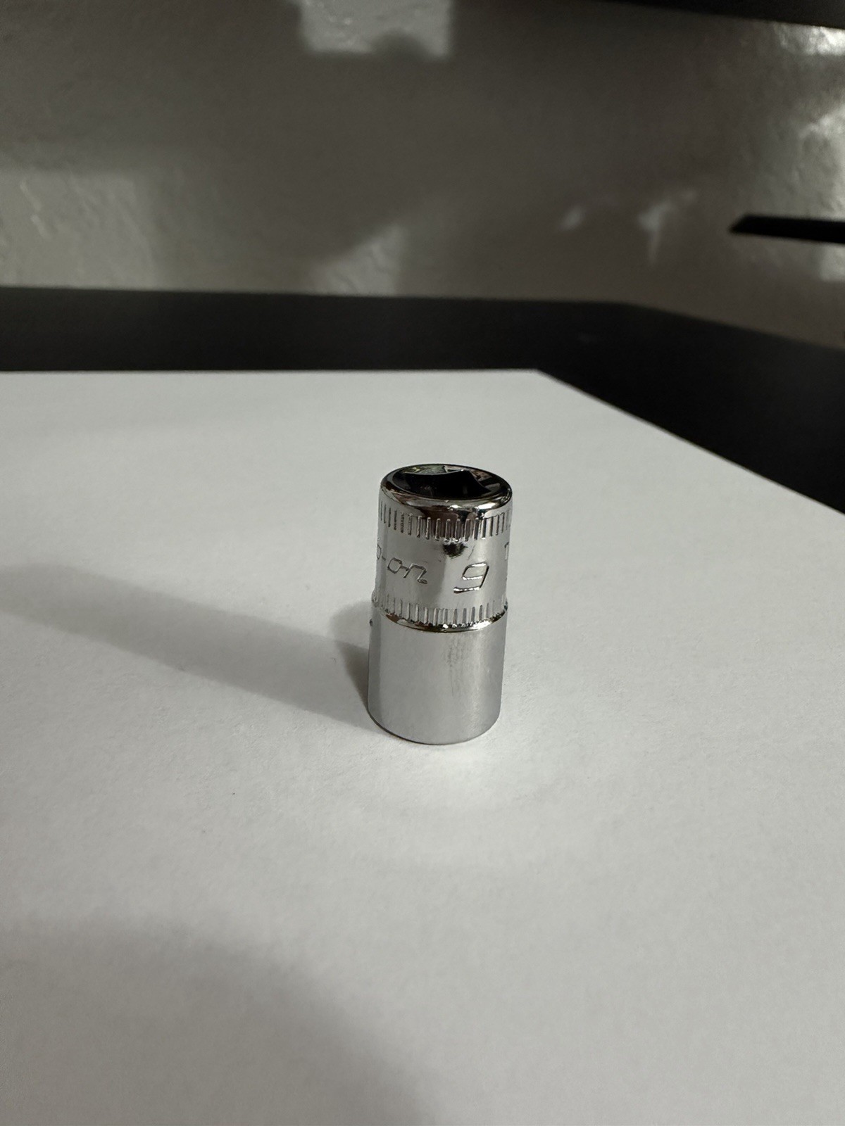 Snap-on Tools USA 1/4″ Drive 9mm Metric 6 point Shallow Chrome Socket TMM9