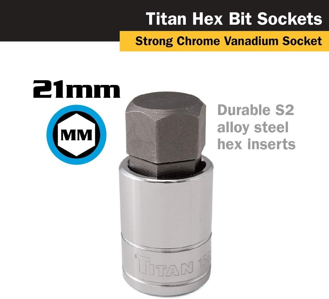 15621 1/2-Inch Drive x 21mm Hex Bit Socket