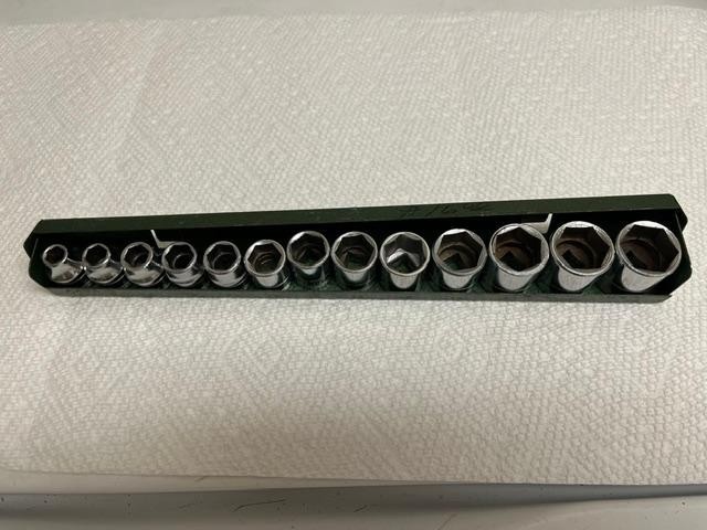 S-K 3/8” Drive METRIC Socket Set with METAL Tray