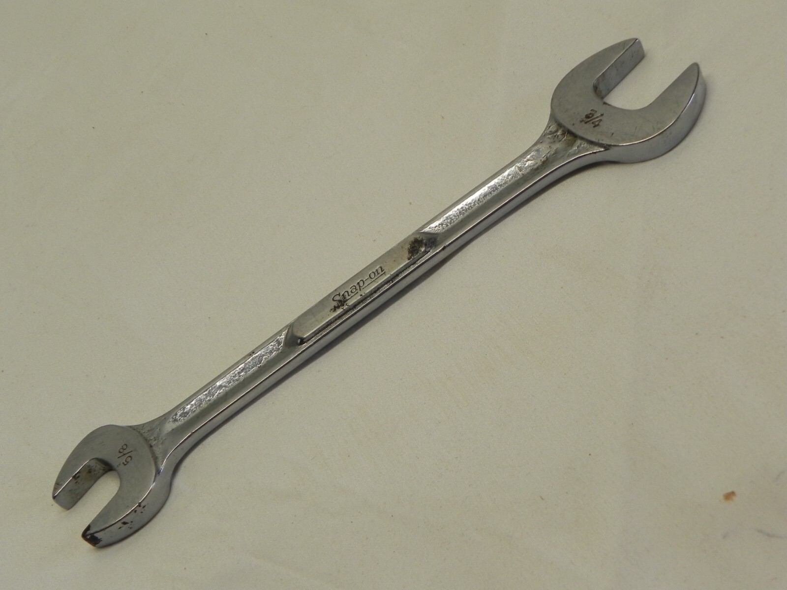 Snap-On VS2024 SAE 5/8» x 3/4» Open End Wrench Measuring 7-7/8» Long