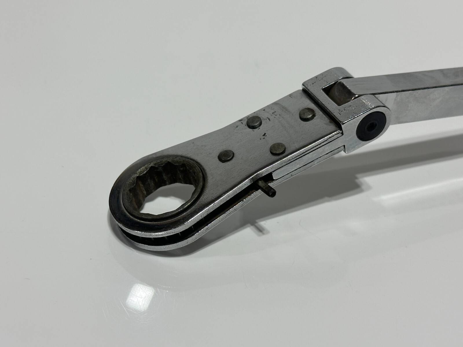 VULCAN Tools USA Made WA-11S (RARE) Double Flex Chrome Pass Thru Through Ratchet