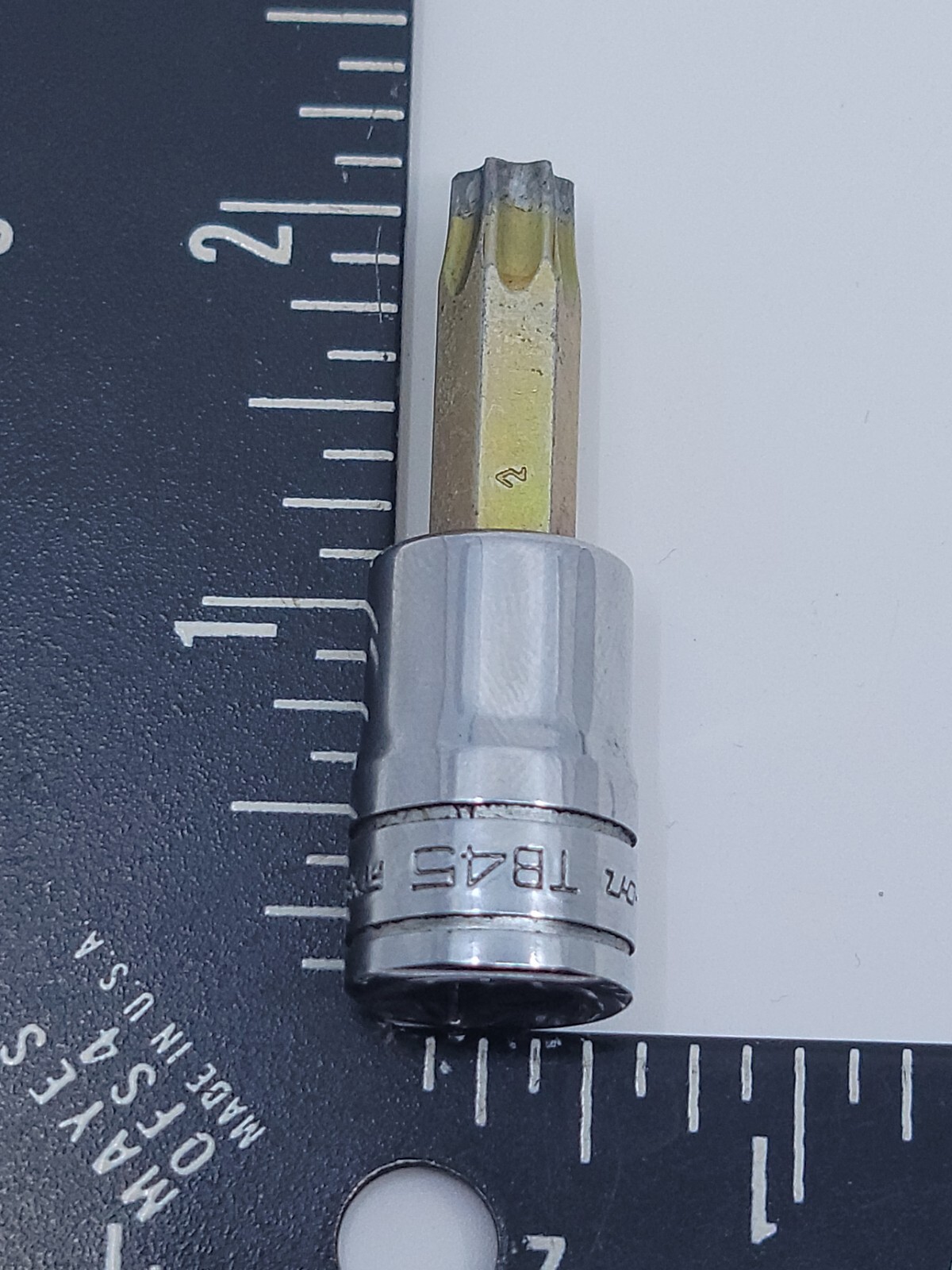 Snap On Tools 3/8″ Drive T45 Heavy Duty Work Torx Star Socket Driver TB45 USA