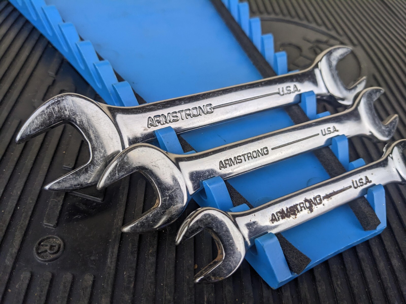 #ax358 Armstrong Tools USA 3pc SAE Double Open End Wrench Set 3/8″ – 11/16″ GMTK