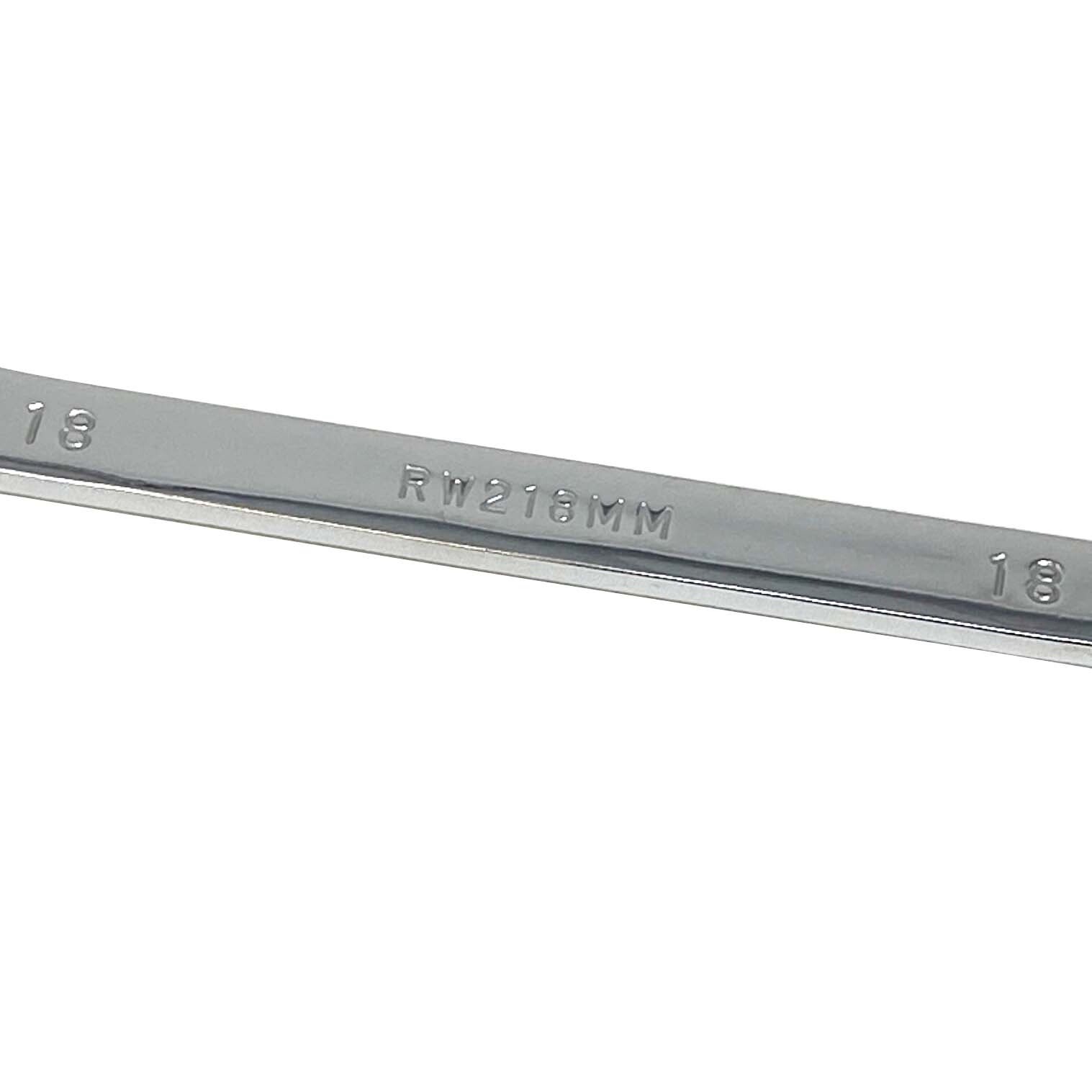 MAC TOOLS – 18MM STRAIGHT Box-End Ratchet Wrench #RW218MM Brand New gear