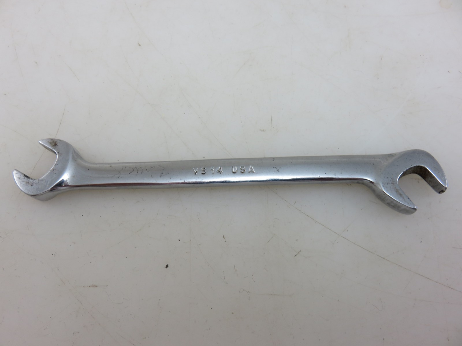 Snap-On VS14 4-Way Angle Open End Wrench 7/16″ Vintage