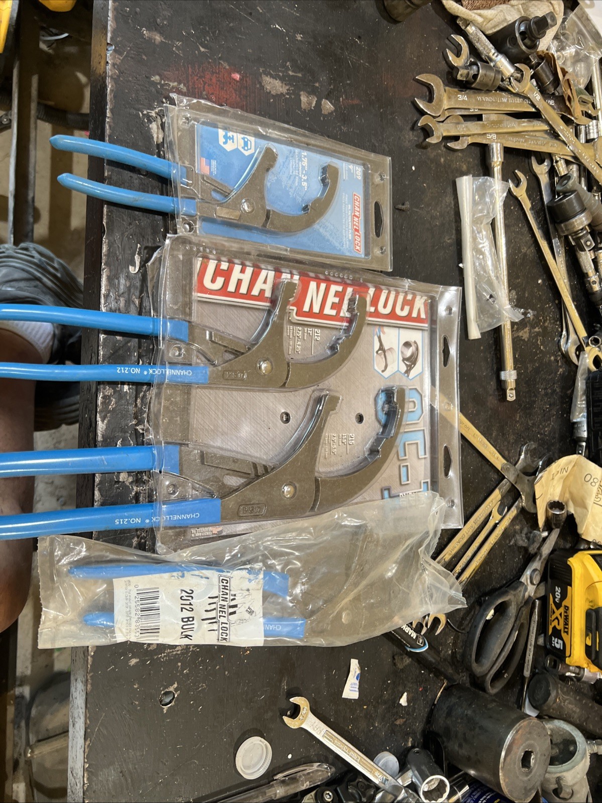 Channellock USA Made Complete At Of Oil Filter Pliers 209 212 215 2012 OF-1 NEW