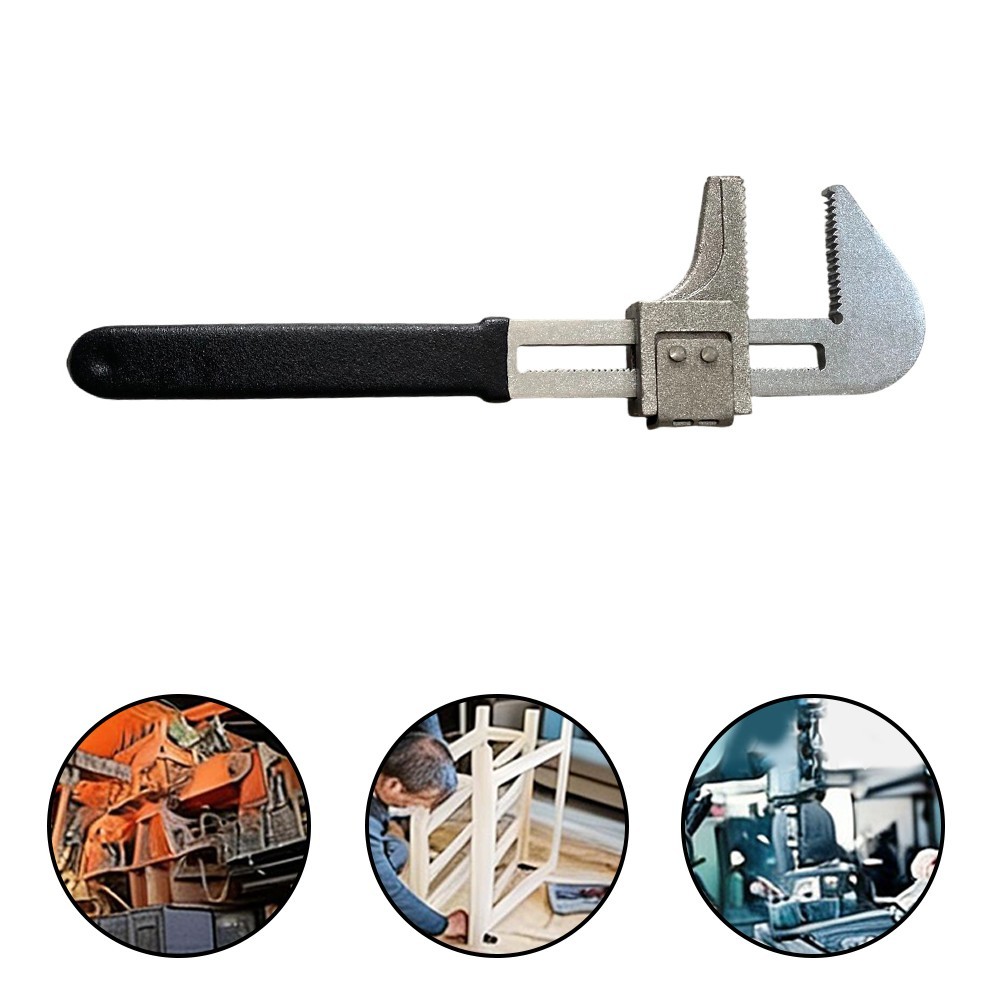 Professional Grade F-Type Adjustable Wrench Manganese Steel Construction
