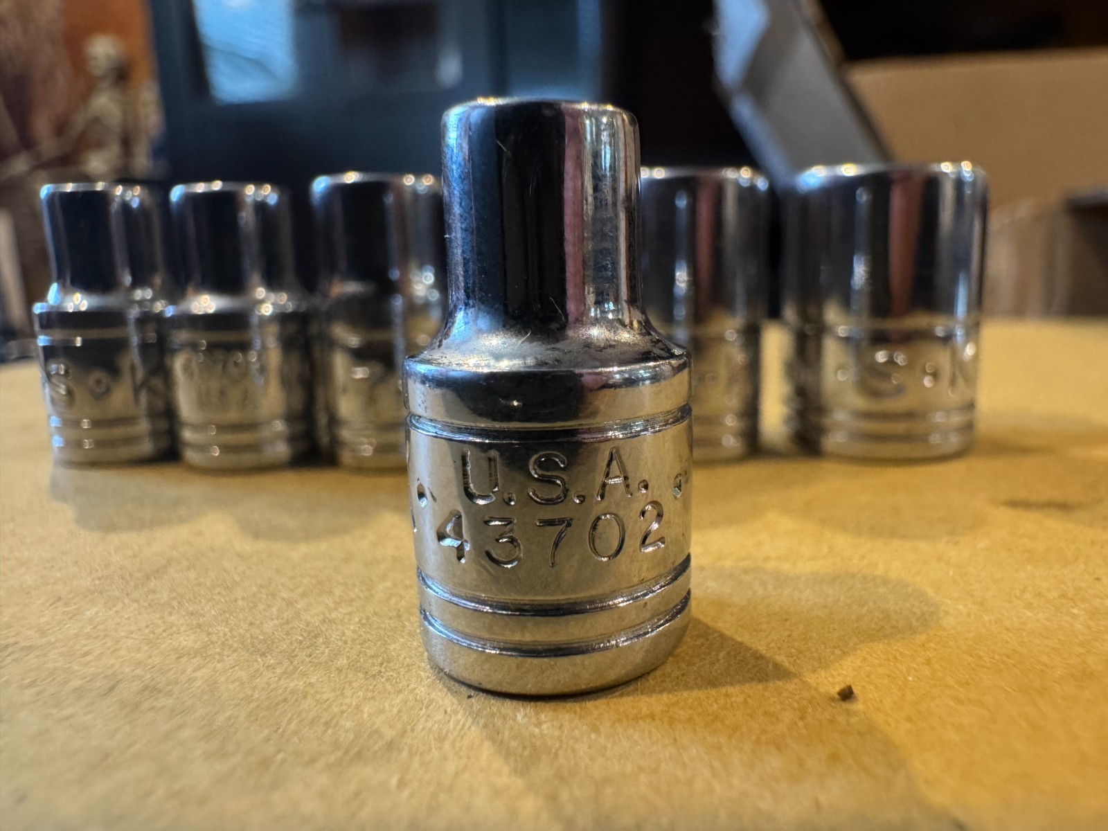 SK S•K tools 1/4 12 point sockets 5mm 5.5mm 7mm 8mm 11mm MADE IN THE USA