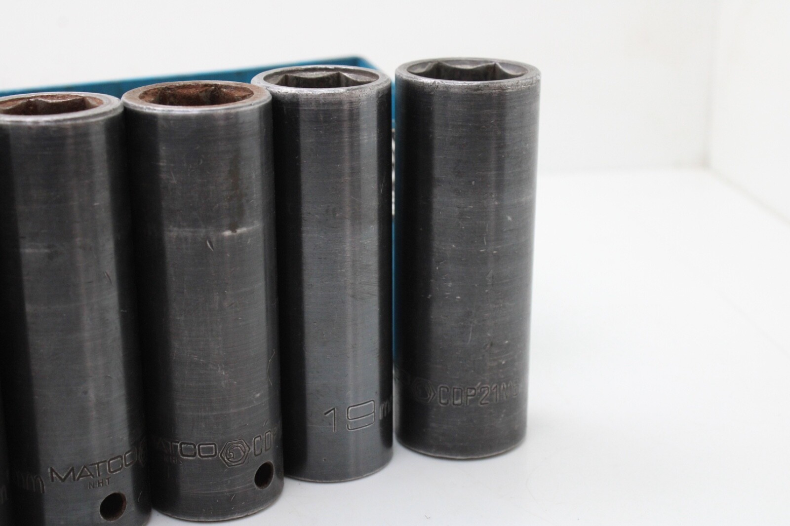 Matco CDP10M6-CDP21M6 10- 21mm 1/2″ Drive 11 Pc 6 Point Deep Impact Socket USA