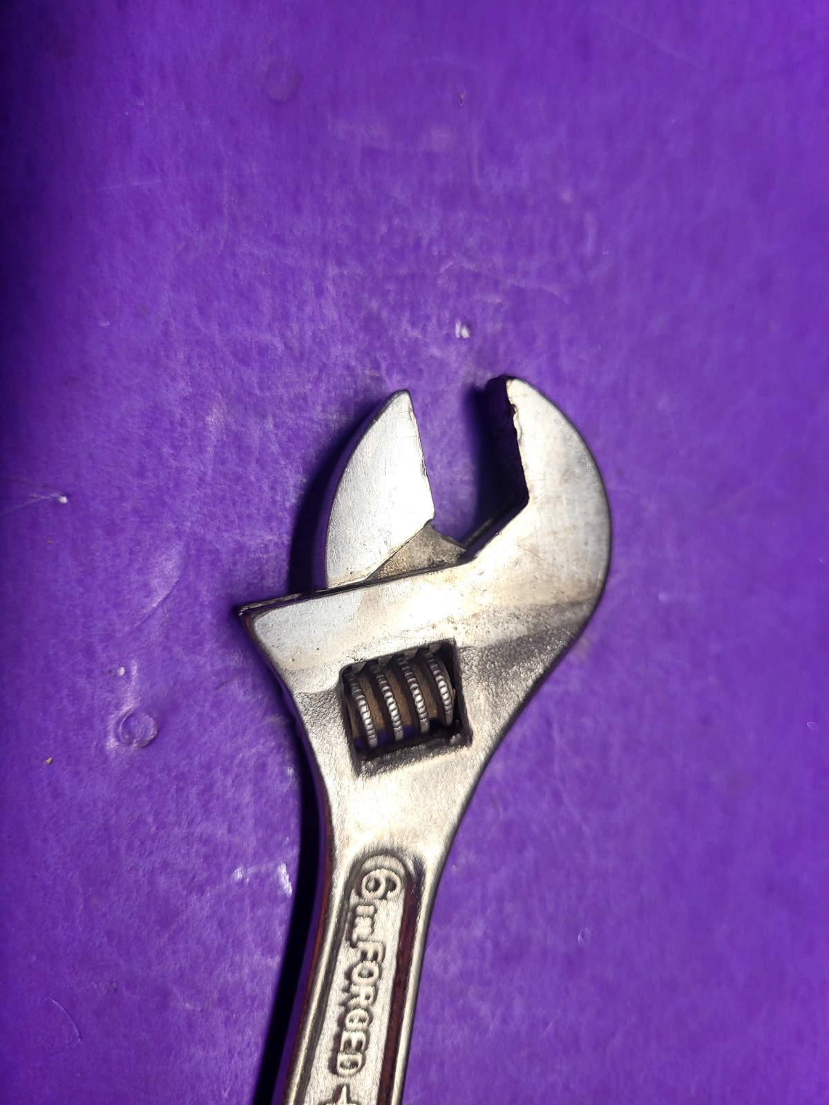 VINTAGE DIAMOND CALK HORSESHOE 00 6IN.ADJ. WRENCH DIAMALLOY