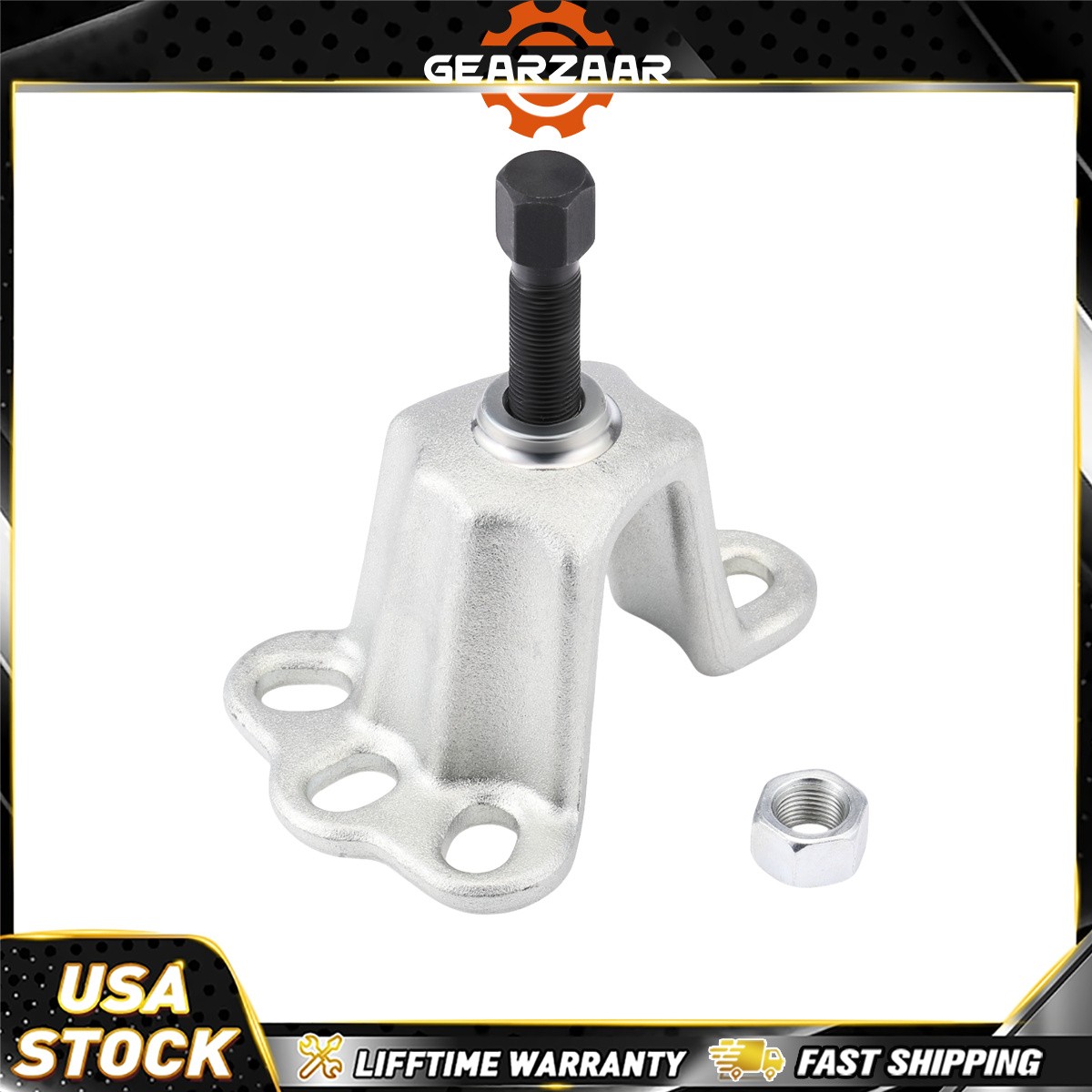 Heavy Duty Front Wheel Hub Puller with Forcing Bolt for Auto Repair
