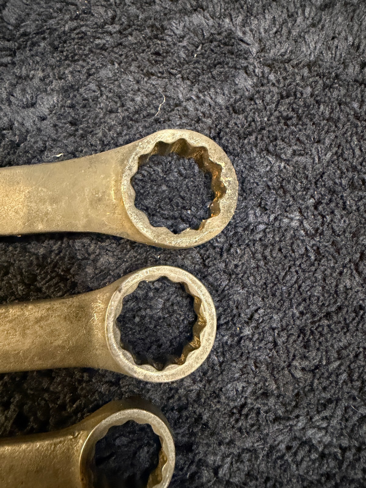 Snap-on 5 Piece Combination Wrench Set, GOEX See description for sizes. USED