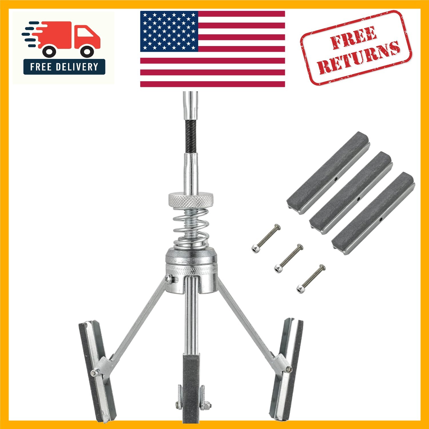 Durable Engine Cylinder Hone Tool 2″-6.5″ Diameter with Replaceable Stones