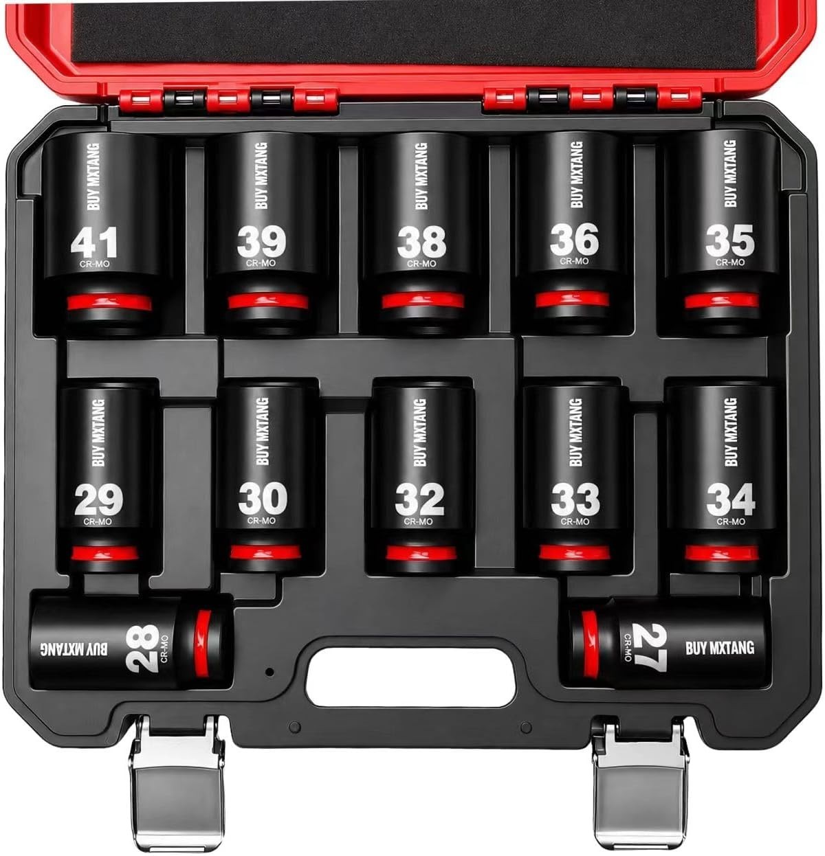 Versatile 12-Piece Cr-Mo Deep Impact Socket Set for Automotive & Construction