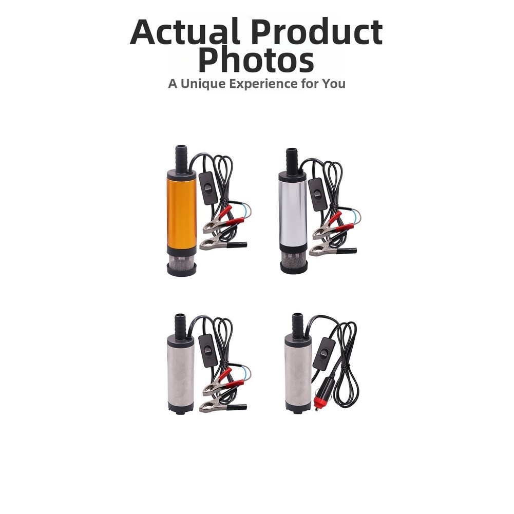 Portable 12V 24V DC Submersible Water Pump for Efficient Liquid Transfer