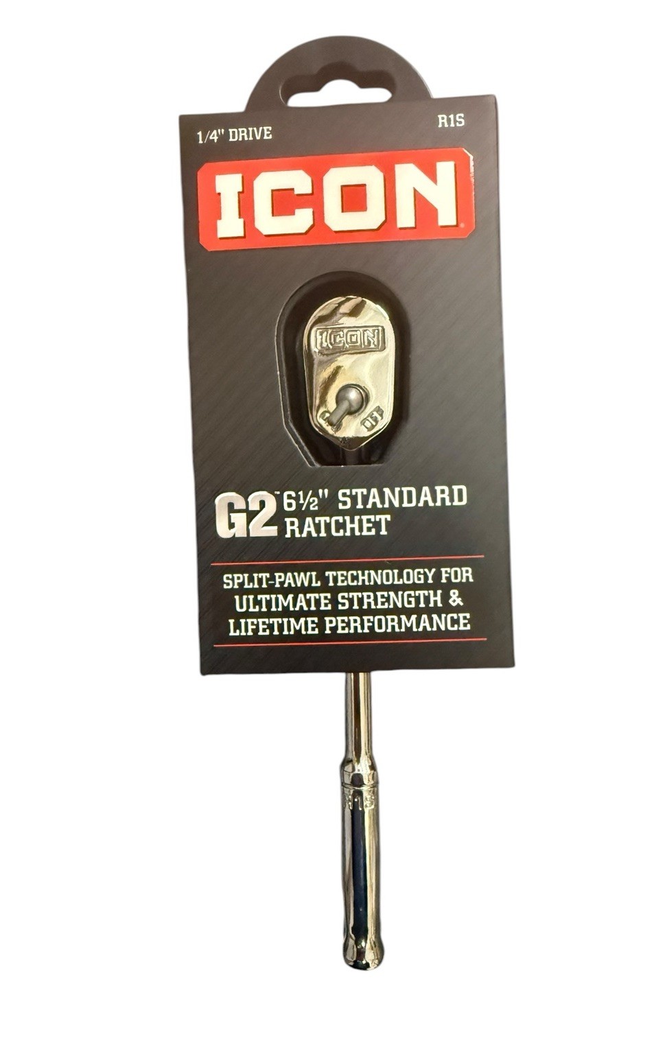 ICON G2 1/4 in. Drive, 6-1/2 in. Standard Ratchet NEW ITEM