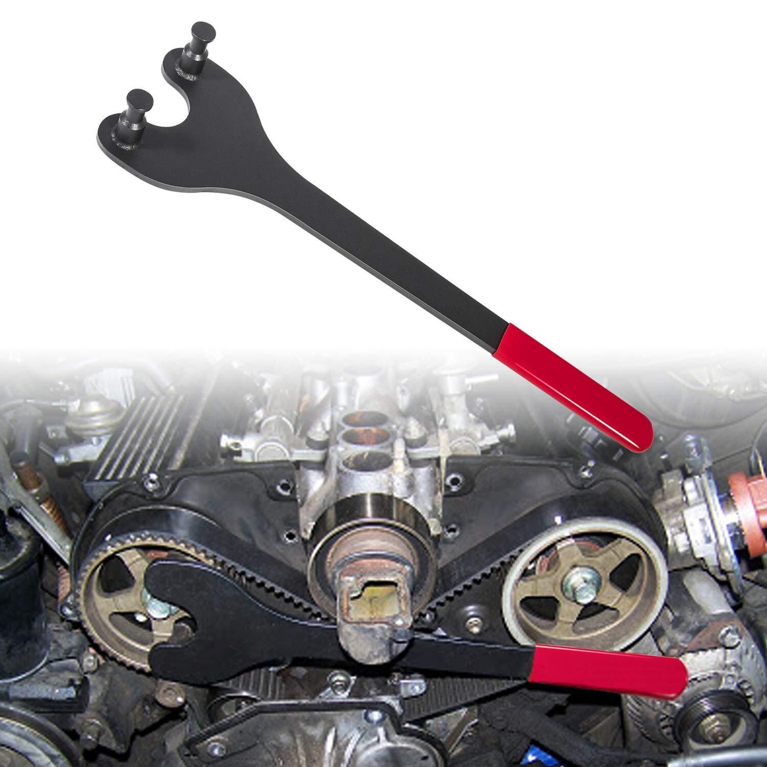 Cam Pulley Holder & 58430 Shaft Seal Puller Tool for Nissan Toyota Camry Maximas