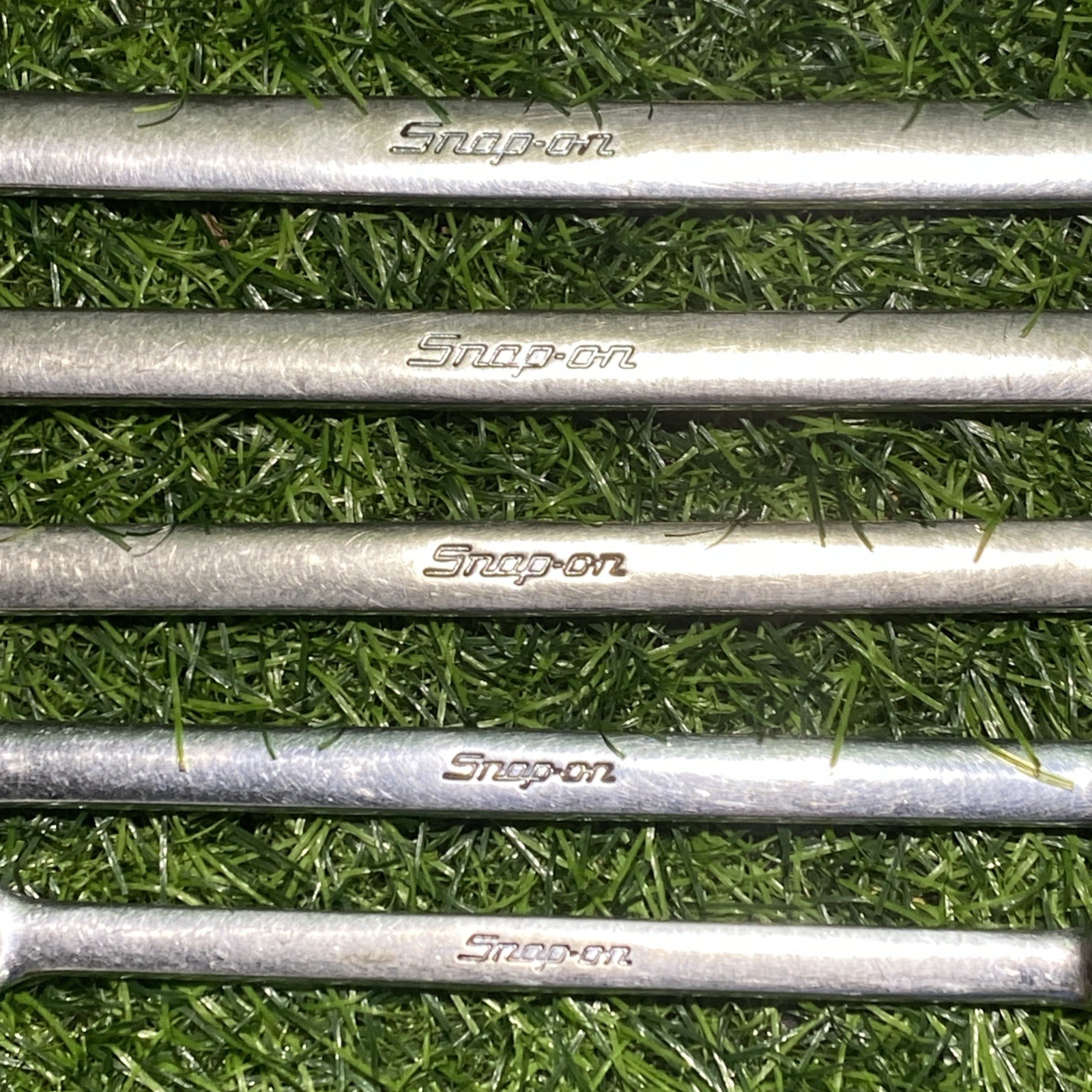 Vintage Snap-On USA 10pc SAE OEX12A – OEX32A Comb. Wrench Set Missing 24A