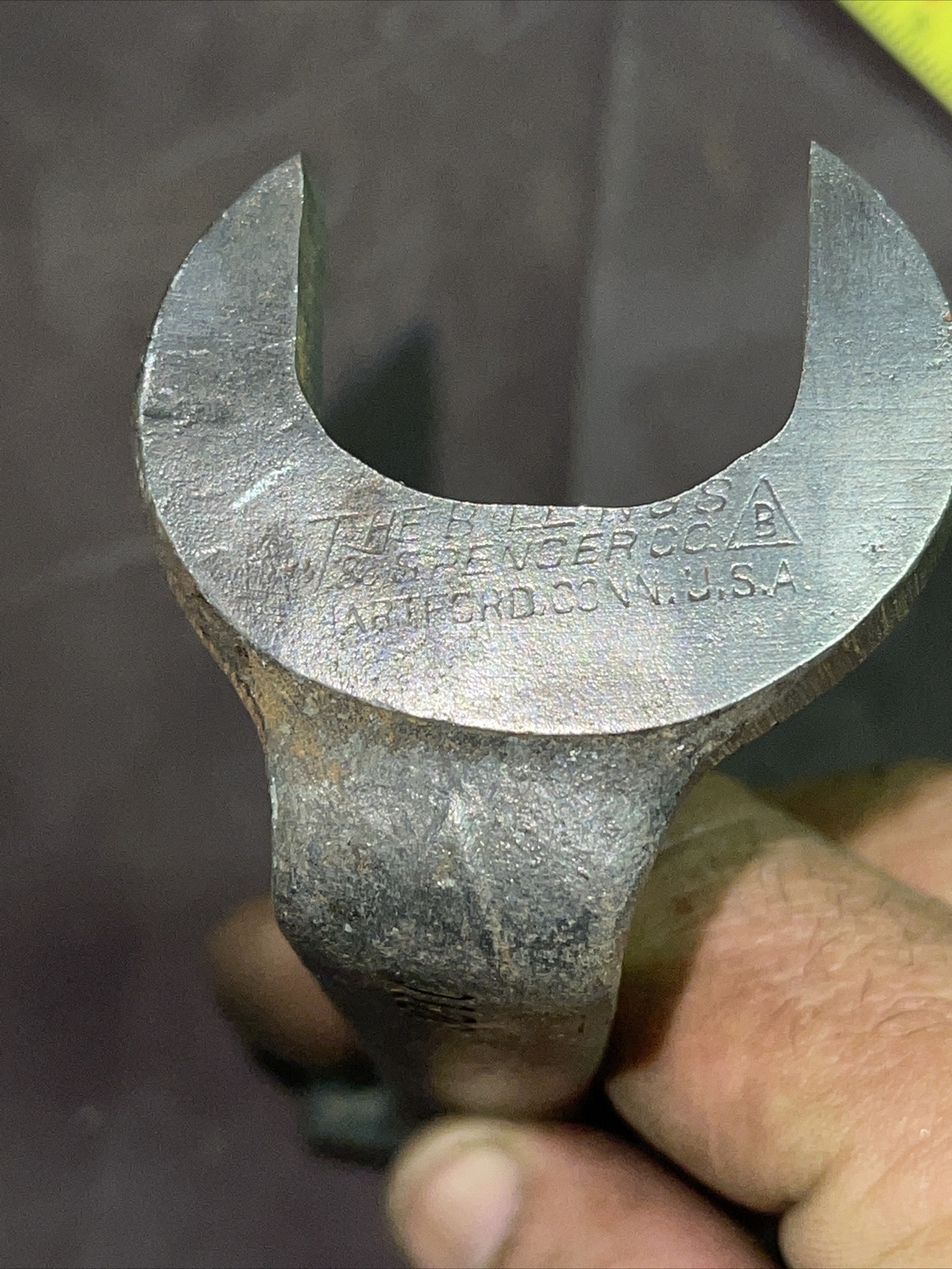 The Billings & Spencer Co USA 1120 7/16in X 1/2in Open End Wrench OC Vintage
