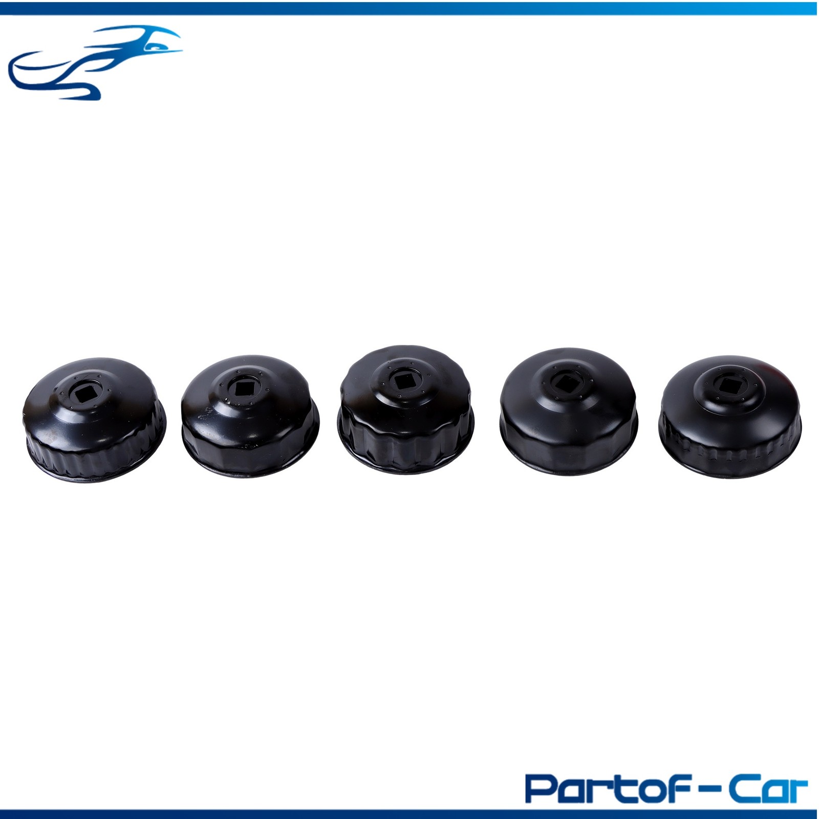 15Pcs Cup Type Oil Filter Cap Wrench Socket Removal Tool Set W/case