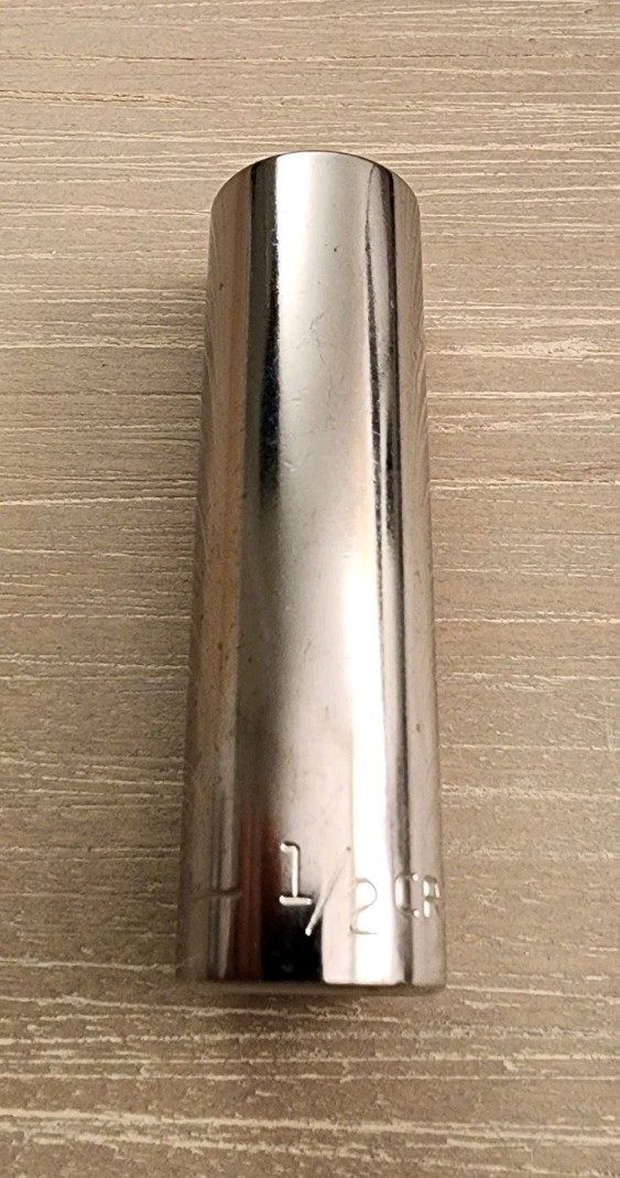 Craftsman 1/2″ Deep Well Socket 12 Point 3/8″Drive S-AE 43312