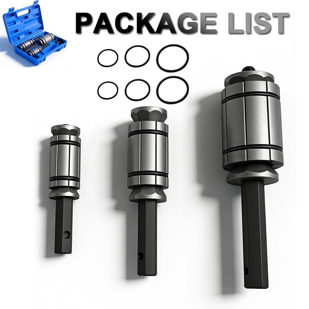 Exhaust Tail Pipe Expander Tool Set – 3 Pcs, Fits 1/18» to 3-1/2» for Vehicles