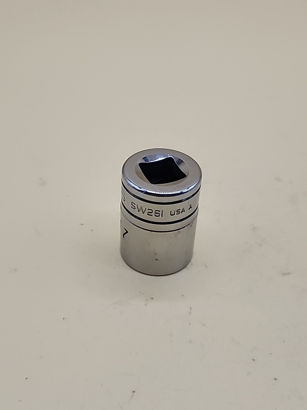 Snap-on Tools 1/2″ Drive SAE 13/16″ Shallow 12-Point Socket SW261 USA