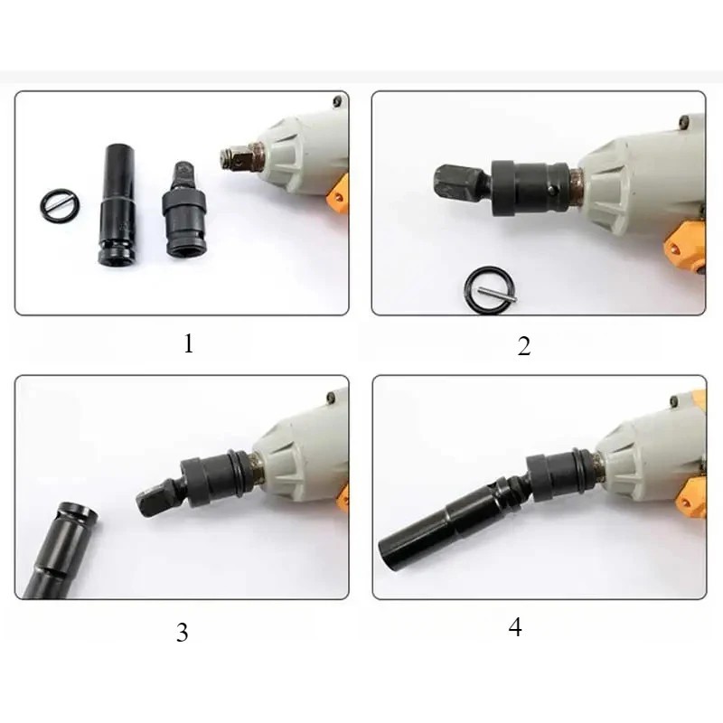 1PC 1/2″ DRIVE IMPACT SOCKETS UNIVERSAL JOINT SWIVEL WOBBLE ADAPTER TOOL