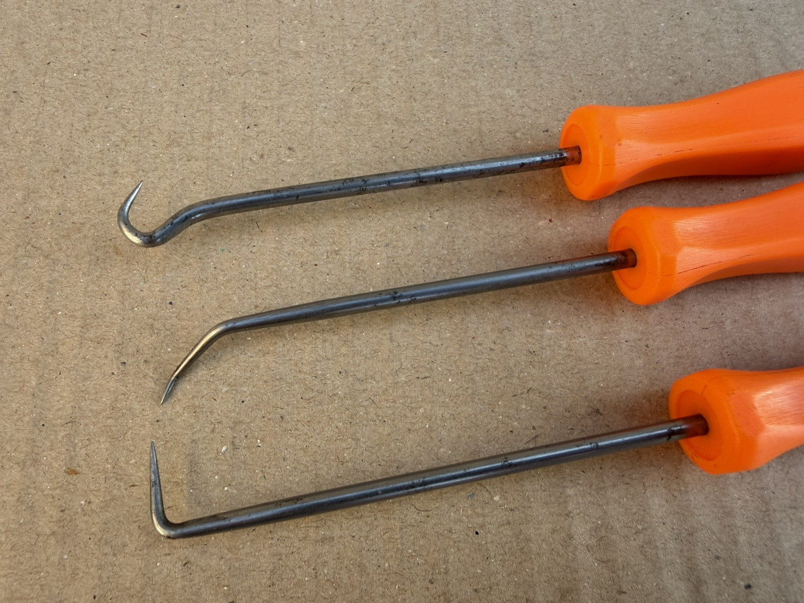 Snap On Hard Handled Orange Pick Set Rare In Wallet ASA204A