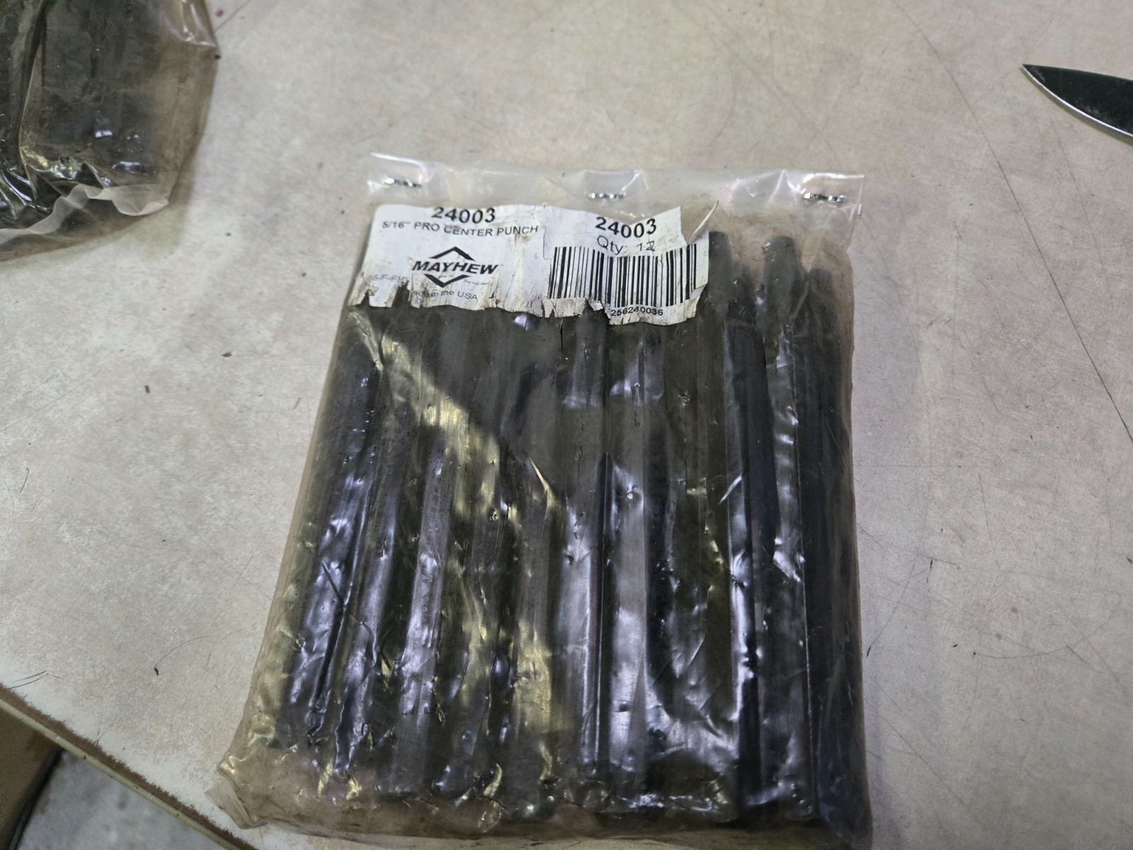 PACK OF 12 SEALED MayHew 5/16″ Pro CENTER PUNCH 24003