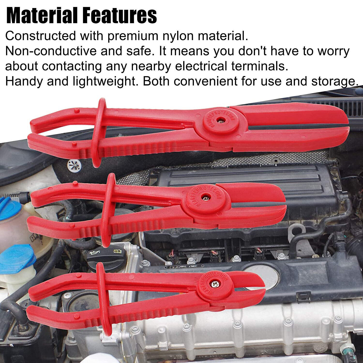3 pack Fuel Water Brake Line Pipe Pinch Off Pliers Flexible Hose Clamp Kit Tool