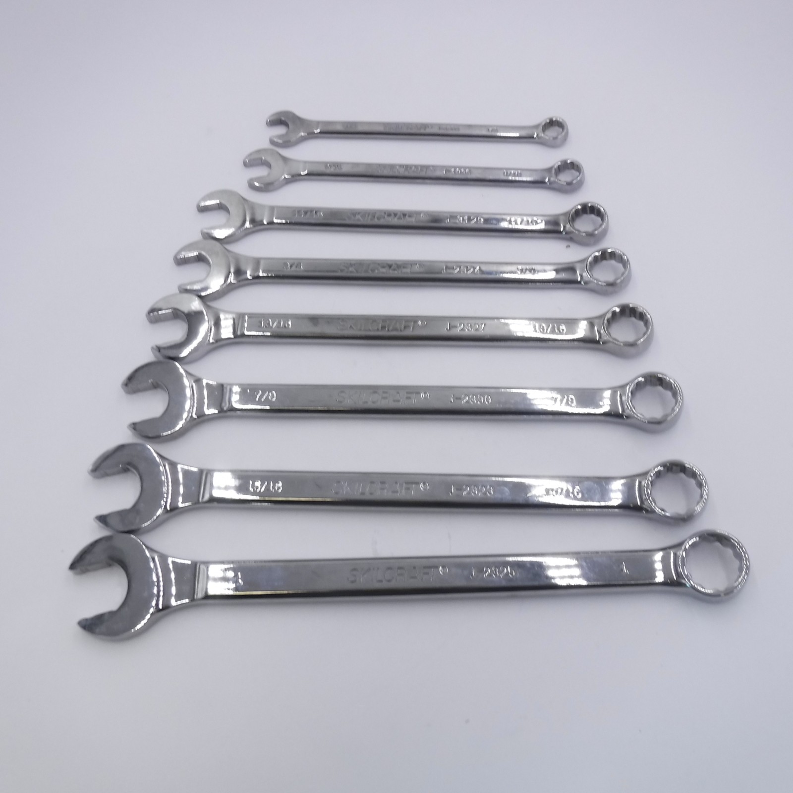 8 Piece Skilcraft Pro Grade Combination Wrench Set See Desc