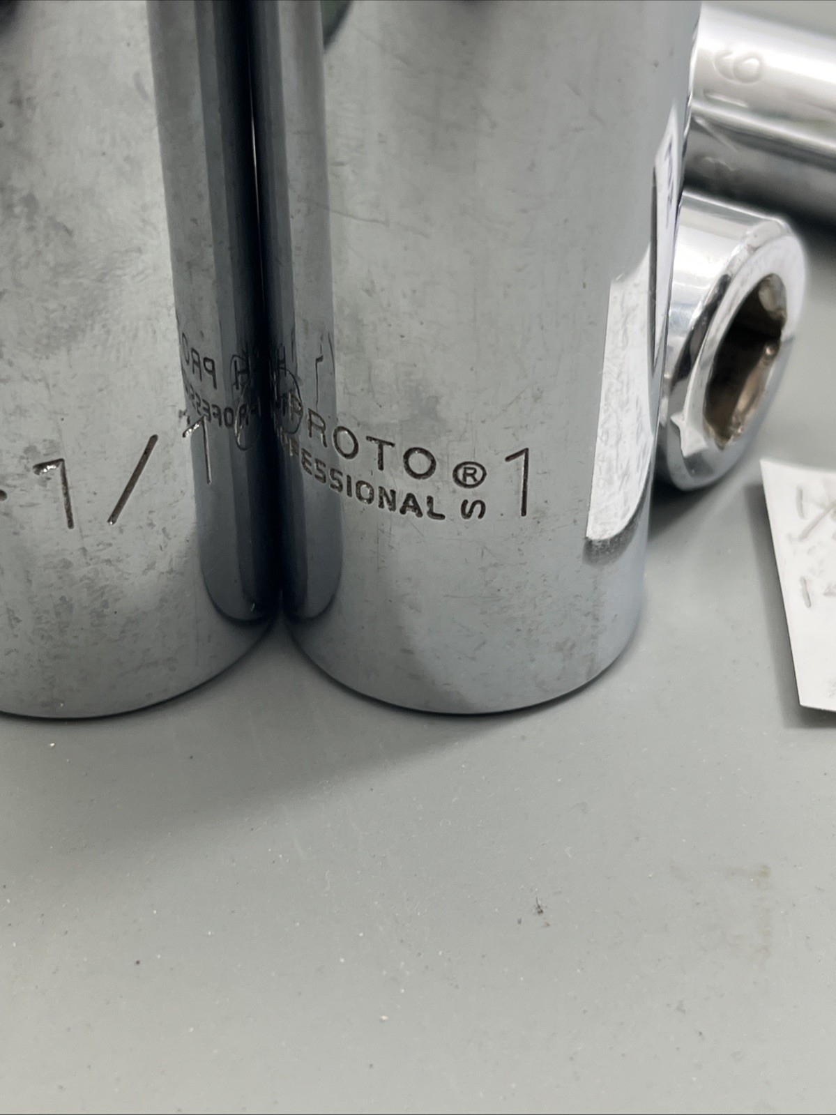 Proto 1/2″ Drive 1-1/16″ 1″ 13/16» 9/16» 12 Point SAE Deep Chrome USA