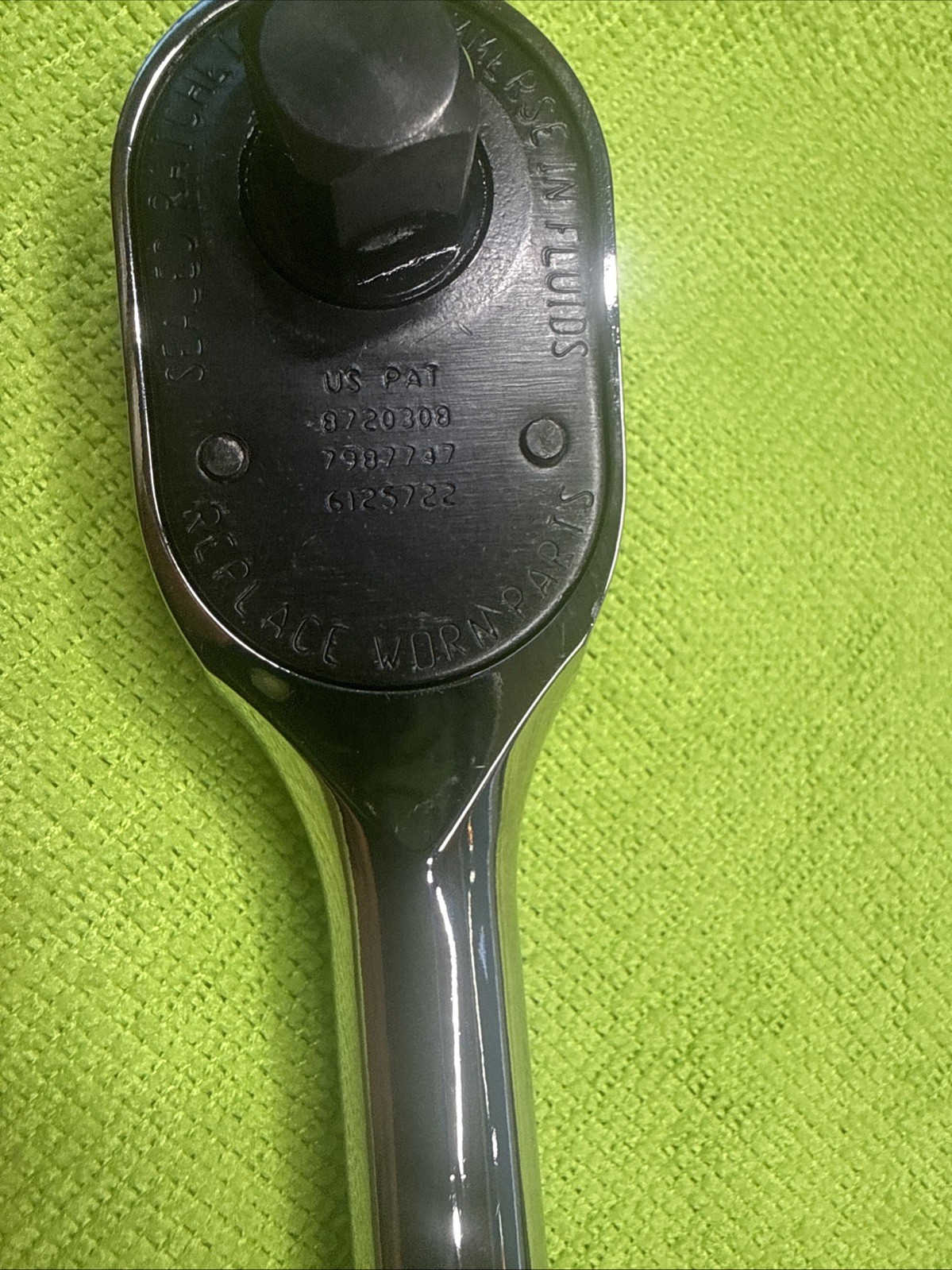 Snap-On S80A 1/2″ Drive Ratchet Standard Chrome Handle Dual 80 Tooth