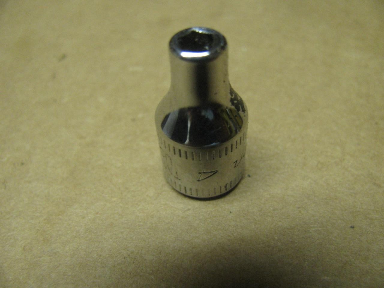 Snap On TMM4 4mm Socket 1/4″ Drive 6 Point