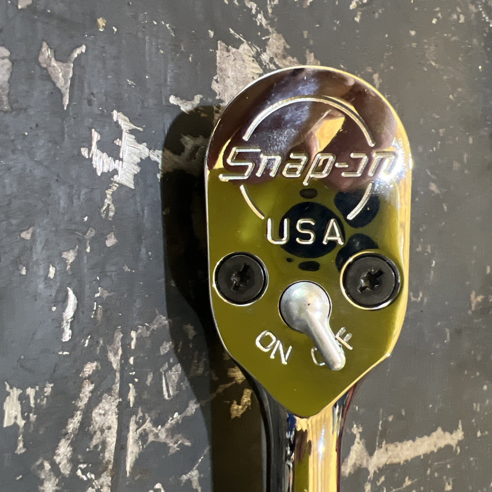 Snap-on Tools USA NEW STYLE 1/2″ Drive Fine 80 Tooth Chrome Handle Ratchet S80A
