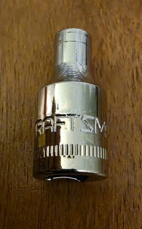 Craftsman 4mm Socket 6 Point 1/4″ Drive Z-AG 43505