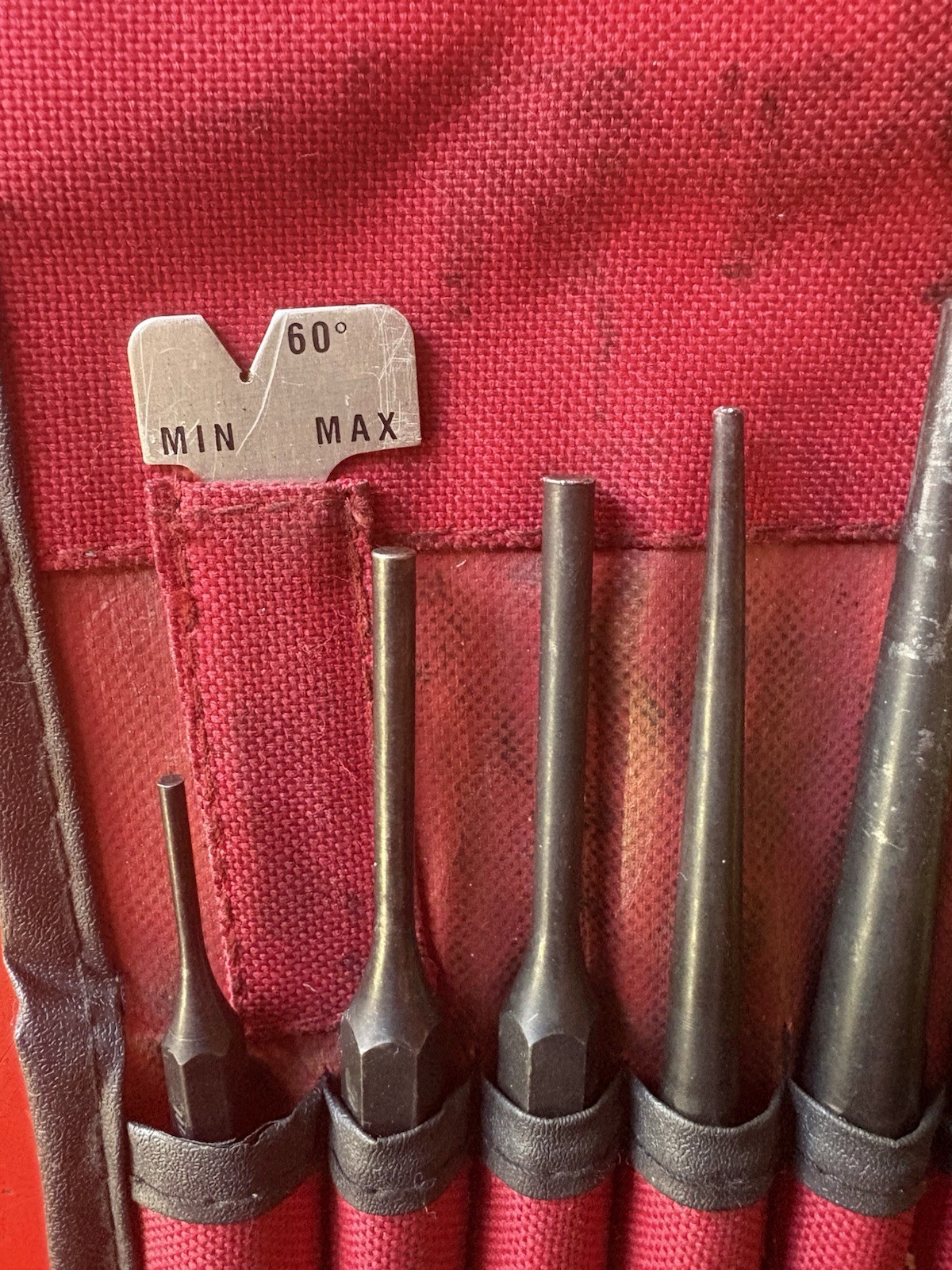 Snap-on Tools PPC710BK USA 11 Piece Punch and Chisel Set w/ Kit Bag