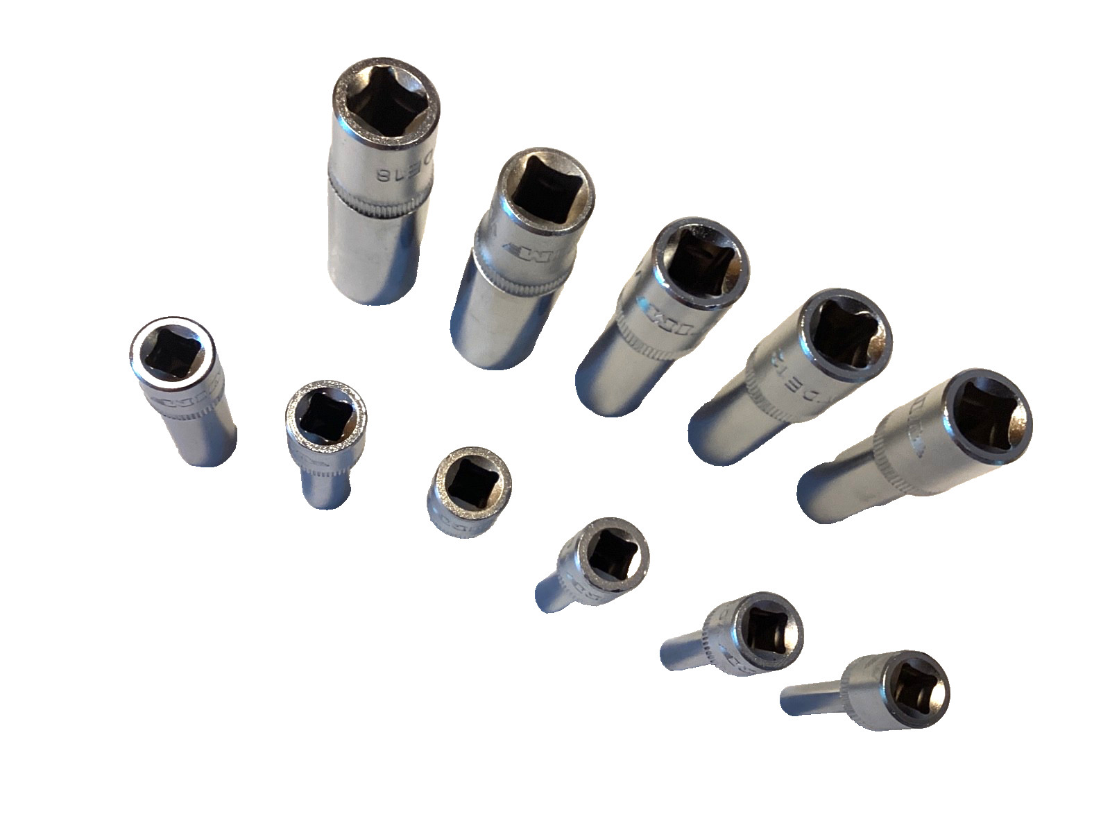 VIM Tools 11Pc Combo Drive Deep Inverted Torx Socket Set Snap Latch Case VDE418